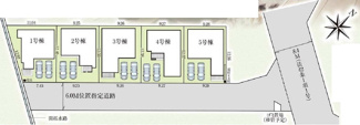 【区画図】 | 大津市下阪本1丁目3　新築戸建
