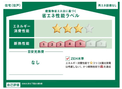 【省エネ性能ラベル】 | 大津市下阪本1丁目3　新築戸建