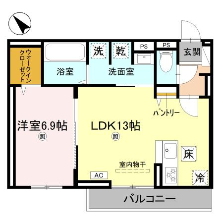 D-PLACE良野の間取り