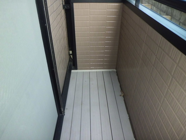 山麓荘のバルコニー