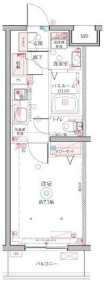 クレヴィスタ大塚の間取り