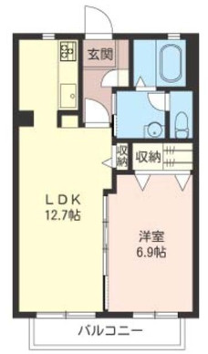ｉｓｍ　Ⅱ(イズムツー)の間取り