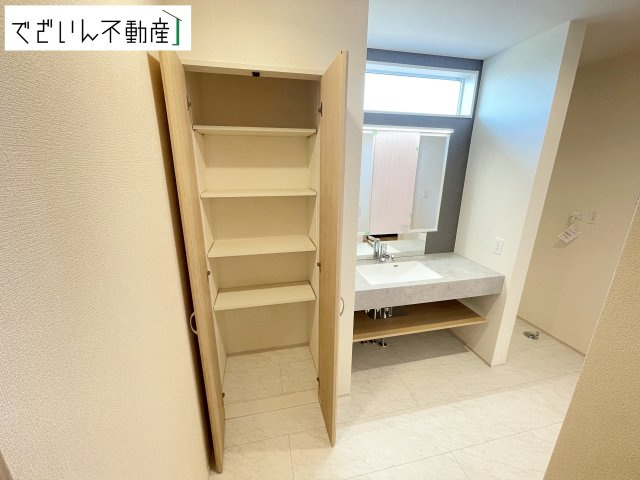 【独立洗面台】 | blooming garden行田市富士見町2丁目　【平屋】新築住宅 | 現地(2026年10月撮影)