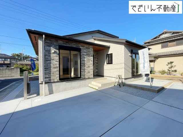 【外観】 | blooming garden行田市富士見町2丁目　【平屋】新築住宅 | 現地(2026年10月撮影)