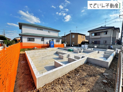 【外観】 | blooming garden行田市富士見町2丁目　【平屋】新築住宅 | 現地(2026年7月撮影)