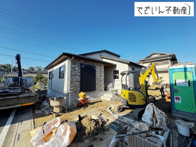 【外観】 | blooming garden行田市富士見町2丁目　【平屋】新築住宅 | 現地(2026年8月撮影)