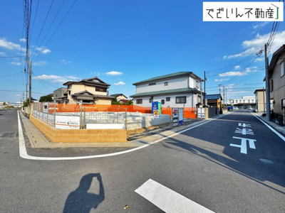 【前面道路含む現地写真】 | blooming garden行田市富士見町2丁目　【平屋】新築住宅 | 現地(2026年7月撮影)