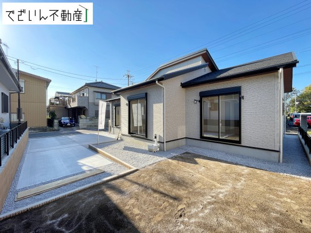 【外観】 | blooming garden行田市富士見町2丁目　【平屋】新築住宅 | 現地(2026年10月撮影)