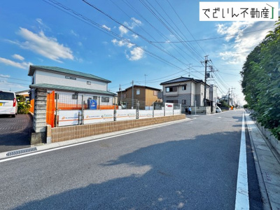 【前面道路含む現地写真】 | blooming garden行田市富士見町2丁目　【平屋】新築住宅 | 現地(2026年7月撮影)