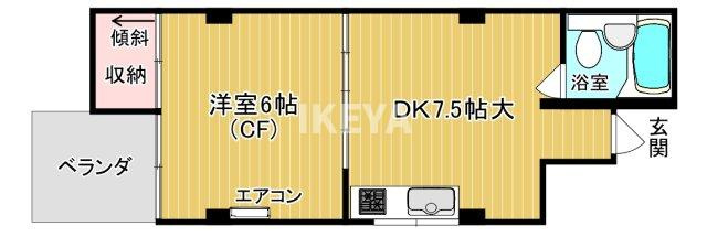 安福マンションの間取り