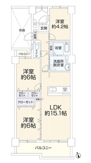 【間取り】 | 藤和千里ハイタウン