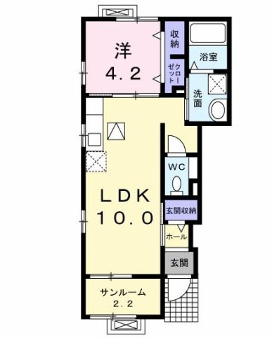 コージー　コートＡの間取り