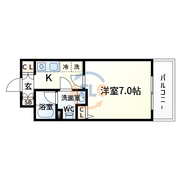 ハピネス江坂の間取り|ハピネス江坂　間取り