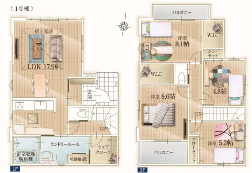 LIGARE 川越市小仙波町3期の間取り|4LDK
