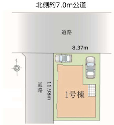 LIGARE 川越市小仙波町3期の区画図|カースペース2台分