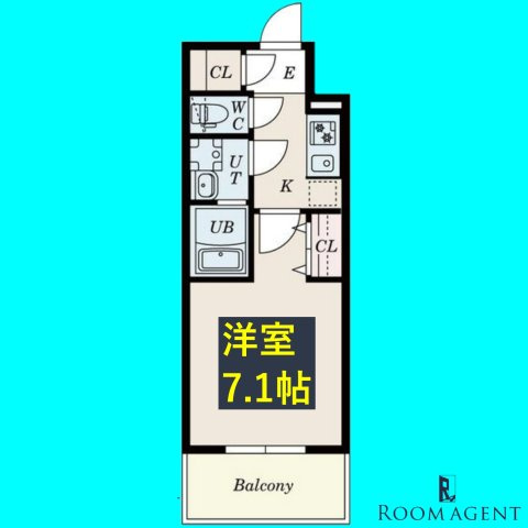S-RESIDENCE尾頭橋clarityの間取り