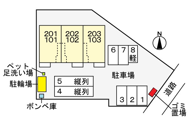ルミナス　八街の駐車場|駐車場