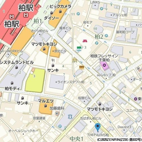 ＬａＳａｎｔｅ柏の地図