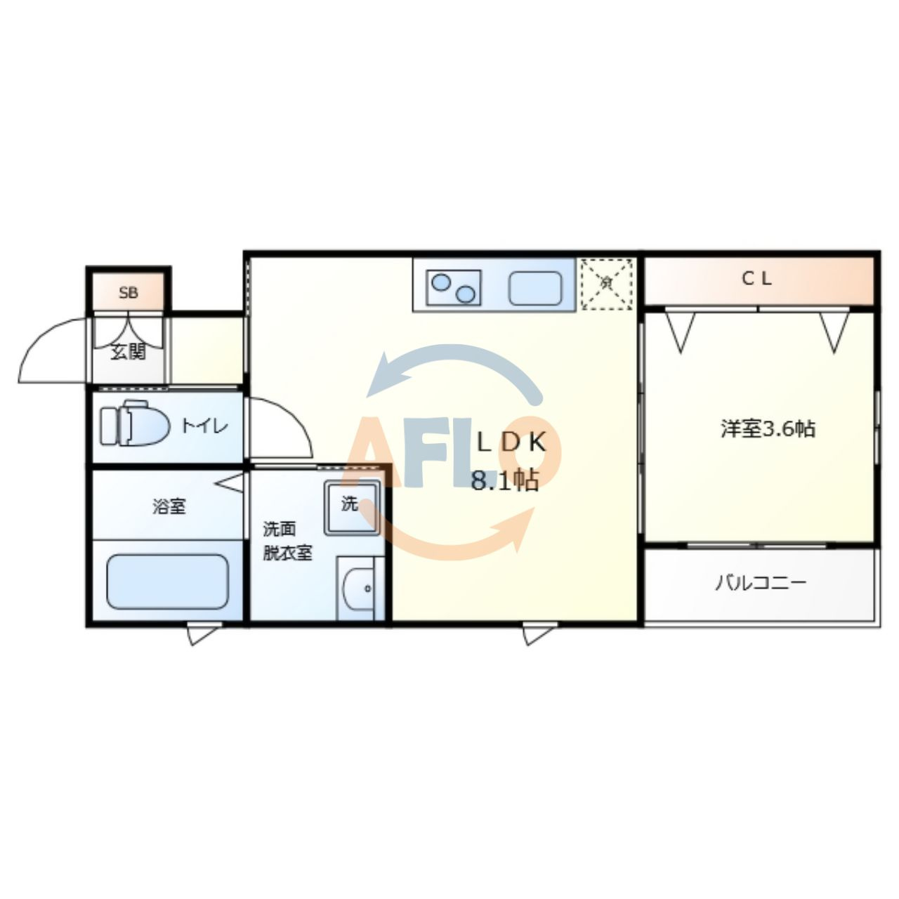 岩伸リバーコート住吉の間取り|岩伸リバーコート住吉　間取り