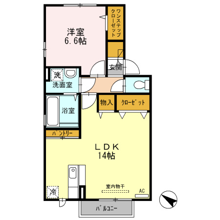 【間取り】 | ヴューテラス　Ａ