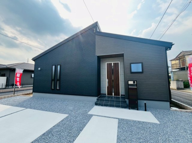 【Livele Garden】　古河市諸川　第２　全3邸の外観|〇３号棟　外観〇
ストレージルーム付き！
全居室洋室、平屋プランのお家です♪
2026年7月撮影