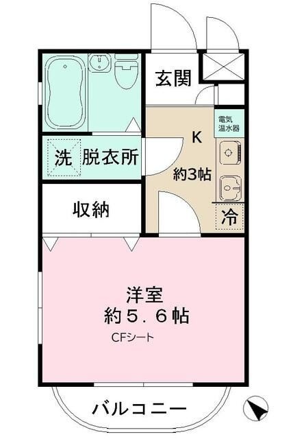 グランドヴィル４８７の間取り