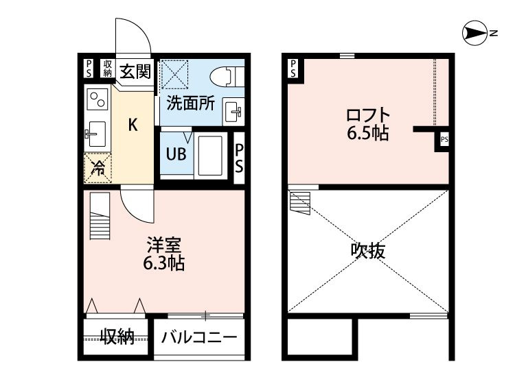 ルシエルの間取り