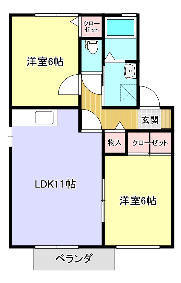 エーデルハイム(リフォーム)の間取り