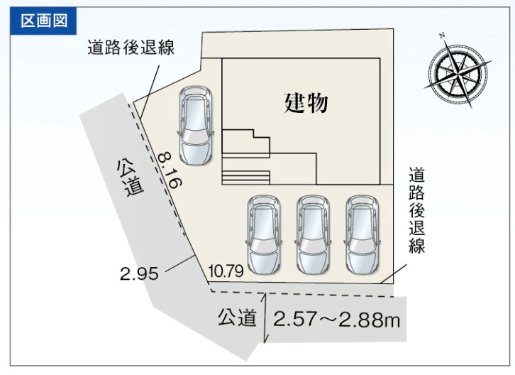 売新築戸建　富士宮市小泉の区画図