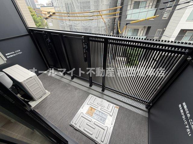 川崎市多摩区登戸の賃貸マンションのバルコニー