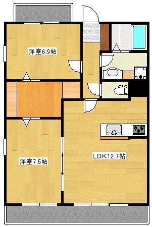 ＳＰＲＩＮＧ長嶺南の間取り