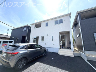 【外観パース】 | 岐南町薬師寺新築建売全3棟！お車並列4台可能！広々インナーバルコニーのあるお家！ | 岐南町薬師寺新築建売全3棟！お車並列4台可能！広々インナーバルコニーのあるお家！