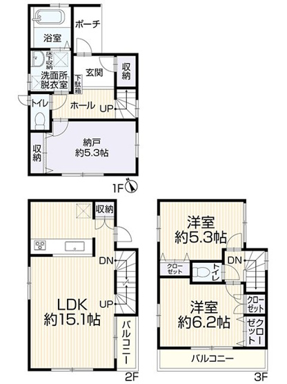 【間取り】 | 戸建て