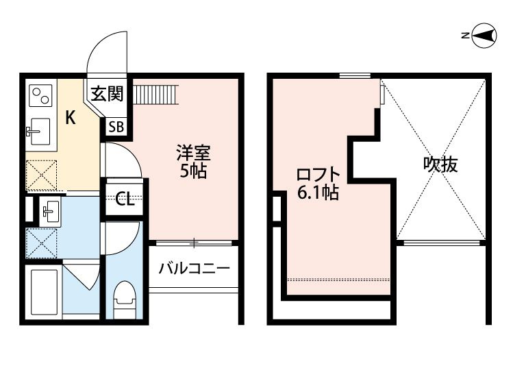 ラネージュ五色山の間取り