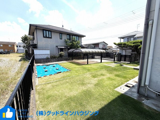 社戸建の庭|家庭菜園可能・広々