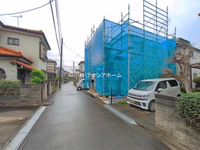 所沢市林3丁目・全1棟　新築一戸建　～並列駐車2台可～の前面道路含む現地写真|2026年8月3日撮影