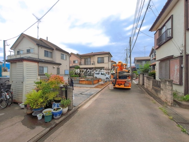 所沢市林3丁目・全1棟　新築一戸建　～並列駐車2台可～の前面道路含む現地写真|2026年7月13日撮影