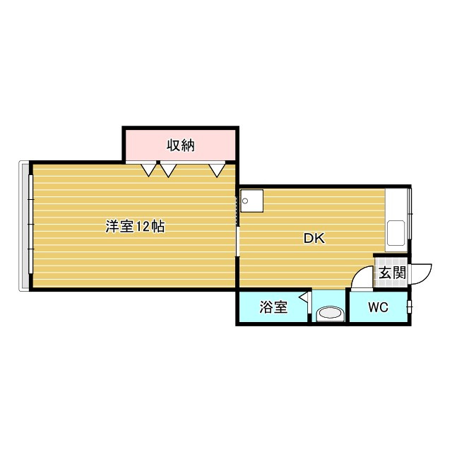 本町マンションの間取り