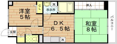 ルミエール沼田の間取り