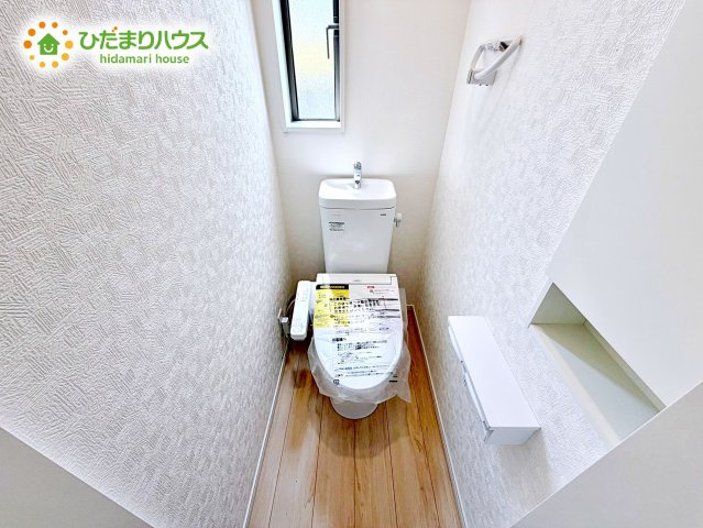 【トイレ】 | 東海村村松第6　新築戸建　2号棟 | 節水できるトイレで、少ないお水でもしっかりと洗浄してくれます！