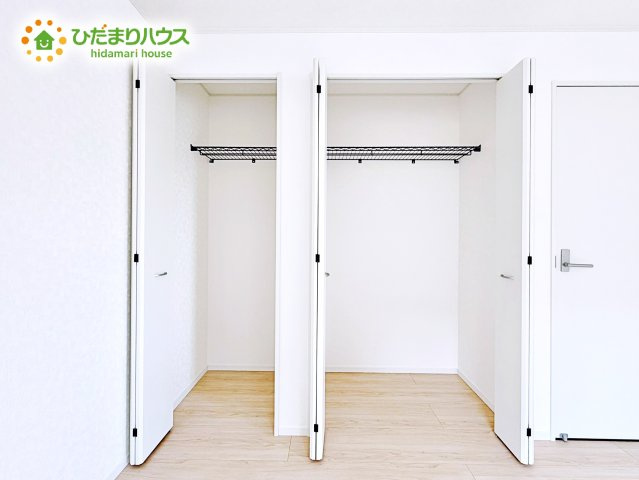 【収納】 | 東海村村松第6　新築戸建　2号棟 | クローゼットには、衣類や日用品などを整理整頓して収納できますね！