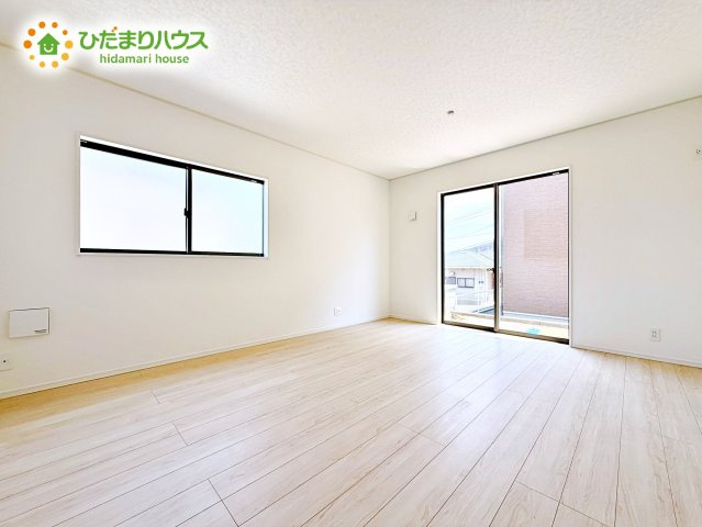 【居間・リビング】 | 東海村村松第6　新築戸建　2号棟 | 大型テレビに大型ソファー(^^)どんなインテリアにするか考えただけでわくわくしますね！