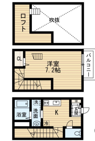 アポロンの間取り|使いやすい間取りです。