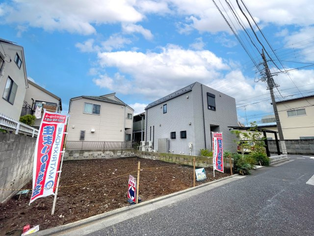 練馬区豊玉南2丁目　綺麗な整形地　建築条件付き限定1区画の前面道路含む現地写真