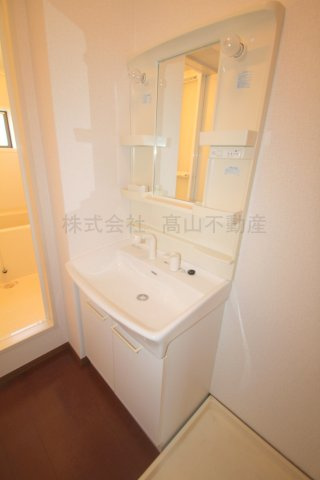 タッチアネックス　C棟の洗面所