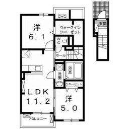 コスモス　Ａの間取り