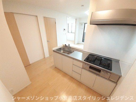 コスモス　Ａのキッチン|コンパクトなキッチンで掃除もラクラク