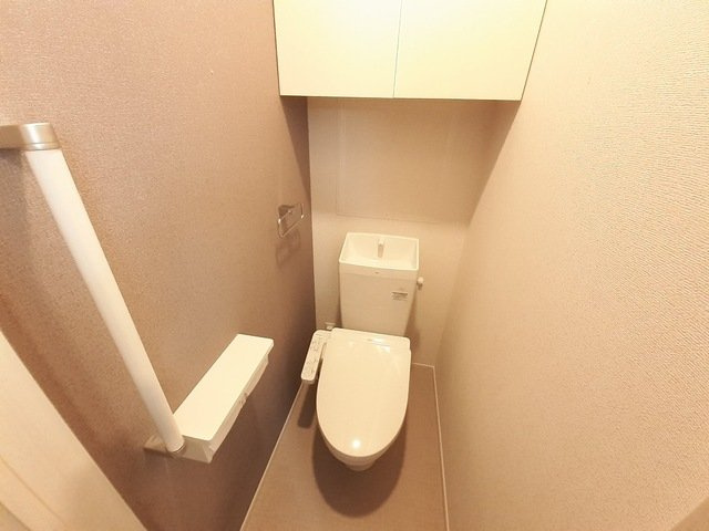 アクアプラ　Ⅲのトイレ|落ち着いたトイレです