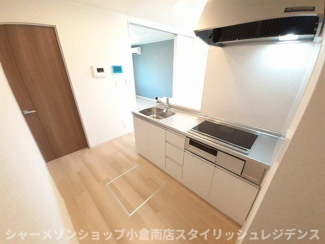 グランドエスポワール行橋　Ⅱのキッチン|キッチンでお料理をお楽しみください