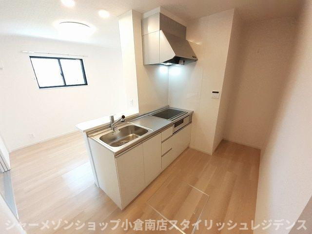 グランドエスポワール行橋　Ⅱのキッチン|キッチンでお料理をお楽しみください